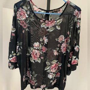 Almost Famous Sheer Top